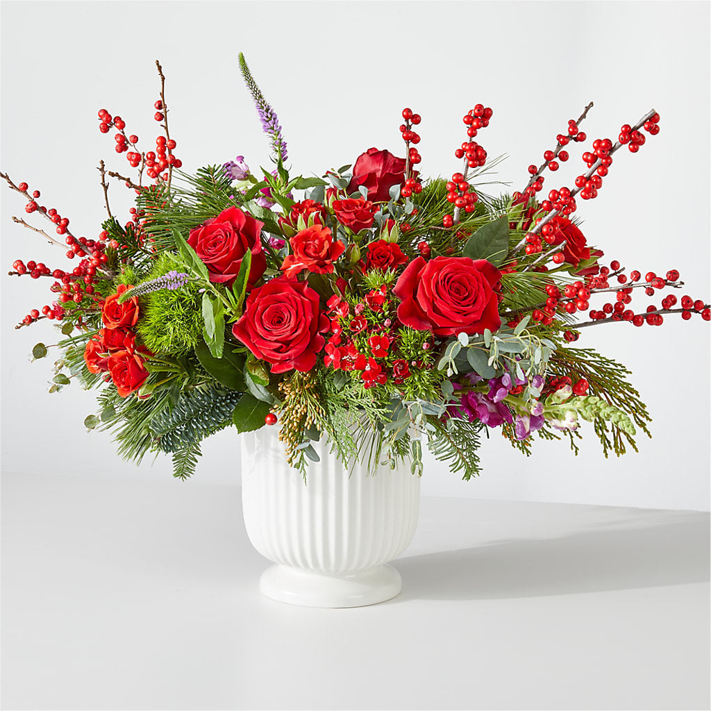 Big Red Bow Bouquet – Everbloom, Murfreesboro TN