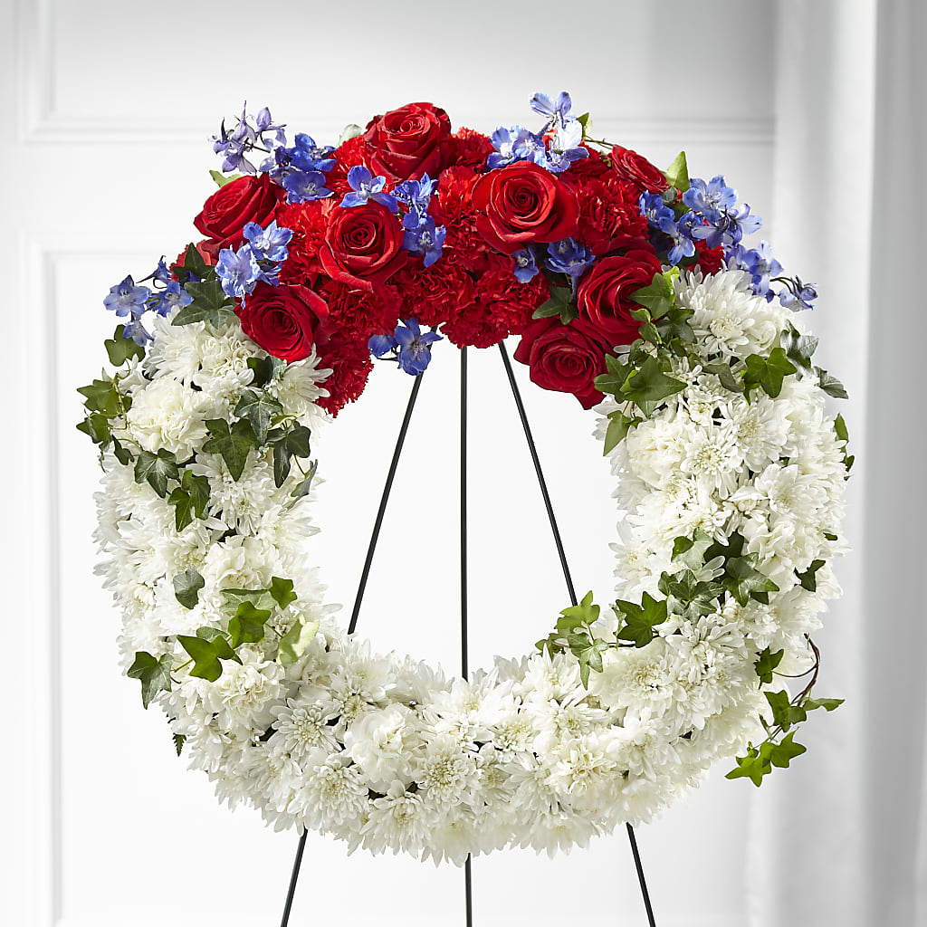 Patriotic Passion Wreath – Everbloom, Murfreesboro TN