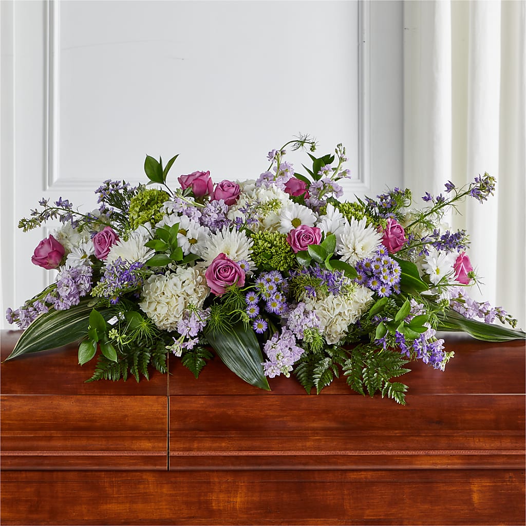 Meadows of Serenity Casket Spray – Everbloom, Murfreesboro TN