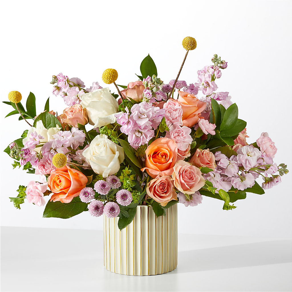 French Market Bouquet with Ivory Vase – Everbloom, Murfreesboro TN