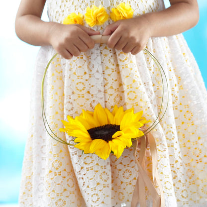 Sweet Sunshine Flower Girl Bouquet –  Everbloom, Murfreesboro TN